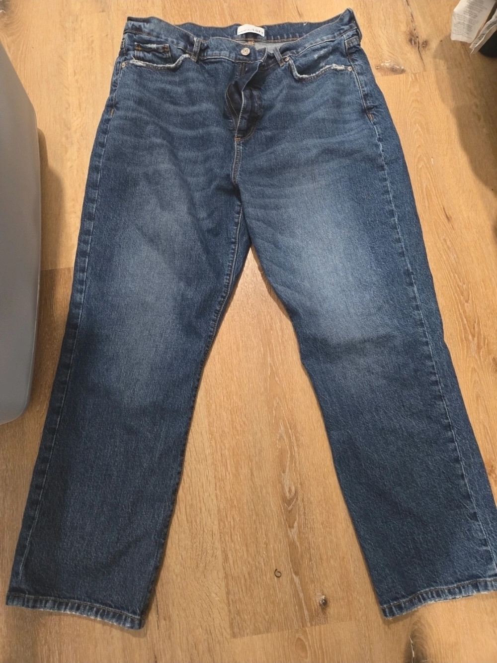 Women's Classic Straight Fit Blue Jeans
